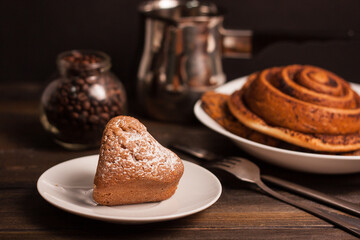 sweets on the table cookies gingerbread cookies a cup of coffee dessert