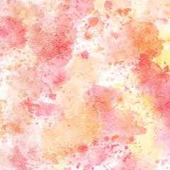 Watercolor colorful abstract background hand drawn wallpapers	