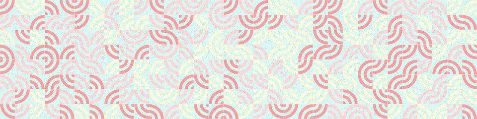 Abstract Geometric Pattern generative computational art illustration