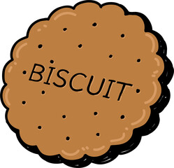 クッキー　ビスケット　アイコン　イラスト
お菓子　手描き　ダイエット