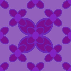 purple seamless pattern with flowers design