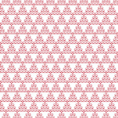 Fototapeta premium Abstract curls seamless pattern red wallpaper vector illustration sketch 