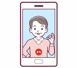 リモートで話す人