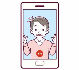 リモートで話す人