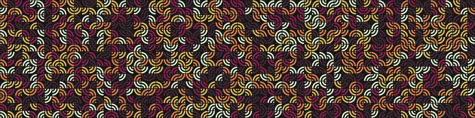 Obraz premium Abstract Geometric Pattern generative computational art illustration