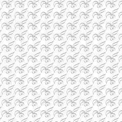 Abstract rabbit hare seamless pattern gray wallpaper vector illustration sketch