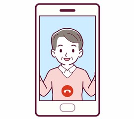 リモートで話す人