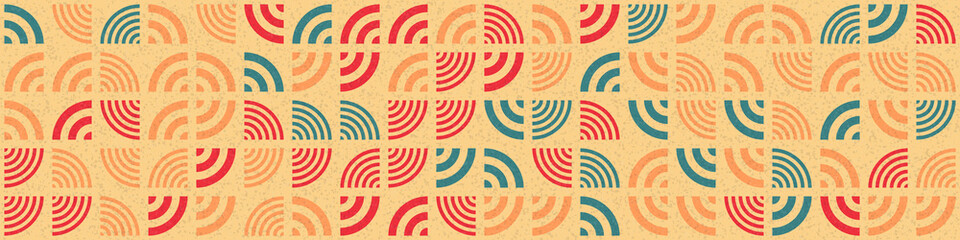 Abstract Geometric Pattern generative computational art illustration