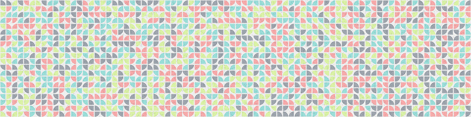 Abstract Geometric Pattern generative computational art illustration