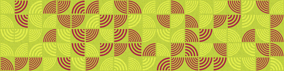 Abstract Geometric Pattern generative computational art illustration