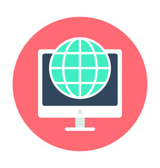 Internet Connection Colored Vector Icon