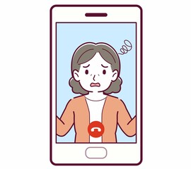 リモートで話す人