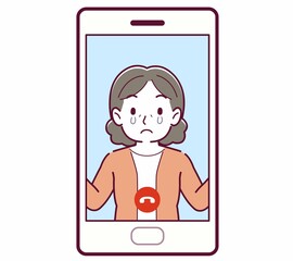 リモートで話す人