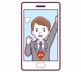 リモートで話す人