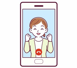 リモートで話す人