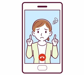 リモートで話す人