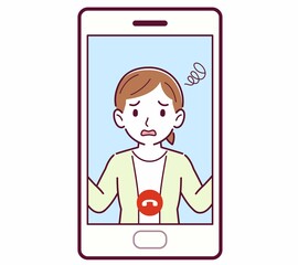 リモートで話す人