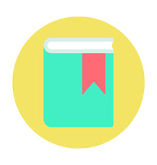 Book Colored Vector Icon