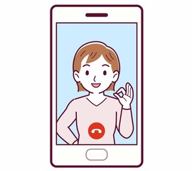 リモートで話す人