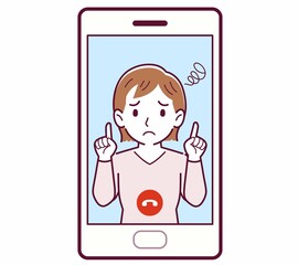 リモートで話す人