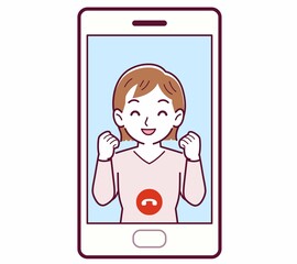 リモートで話す人