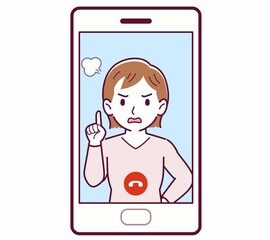 リモートで話す人