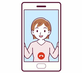 リモートで話す人