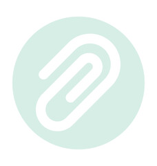 Paperclip Colored Vector Icon