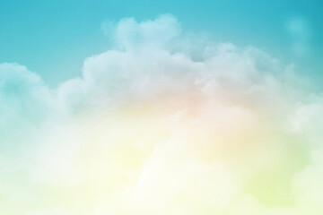 fantasy blurred soft cloudy sky with pastel gradient for nature abstract background