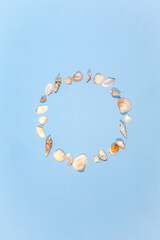 Ring made of shells and sea stones