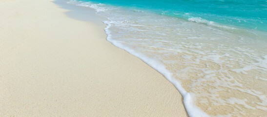 beach and tropical sea . nature background
