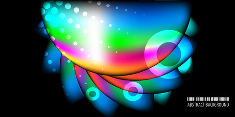 Geometric colorful abstract background vector template