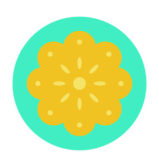 Cookie Colored Vector Icon