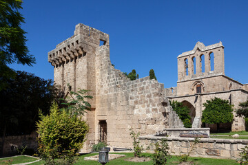 Fototapeta na wymiar Monastery at Bellapais - Turkish Cyprus.