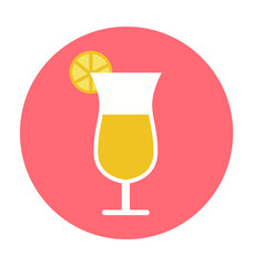 Cocktail Colored Vector Icon