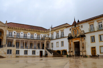 Fototapeta na wymiar COIMBRA, PORTUGAL : University of Coimbra, established in 1290, one of the oldest universities in the world. UNESCO World Heritage site.Portuga