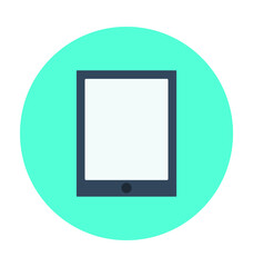 Tablet Colored Vector Icon