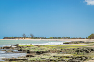 Sao Miguel do Gostoso, Rio Grande do Norte / Brazil. 2020. Empty and paradisiacal beach