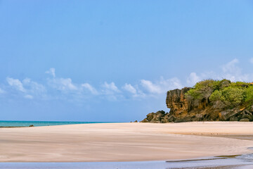 Sao Miguel do Gostoso, Rio Grande do Norte / Brazil. 2020. Empty and paradisiacal beach