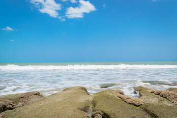 Sao Miguel do Gostoso, Rio Grande do Norte / Brazil. 2020. Empty and paradisiacal beach