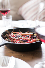 Pan of roasted vegetables