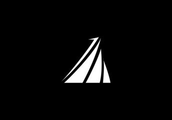 this is a creative and unique accounting and financial text A logo design