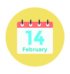 Calendar Colored Vector Icon