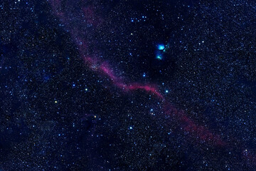 Beautiful starry background. Elements of this image were furnished by NASA.