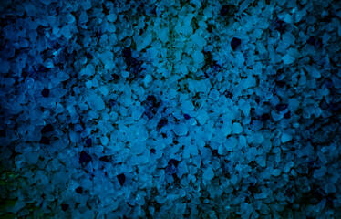 Many blue crystals stone texture