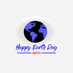 HAPPY Earth day 22 April green