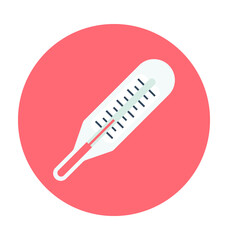 Thermometer Colored Vector Icon