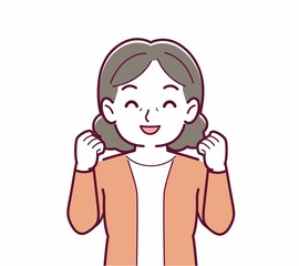 Obraz premium 人物の正面