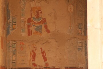 Fototapeta na wymiar Luxor, Egypt: Ancient Temples and Sculptures