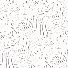 Seamless pattern with monochrome abstract pattern